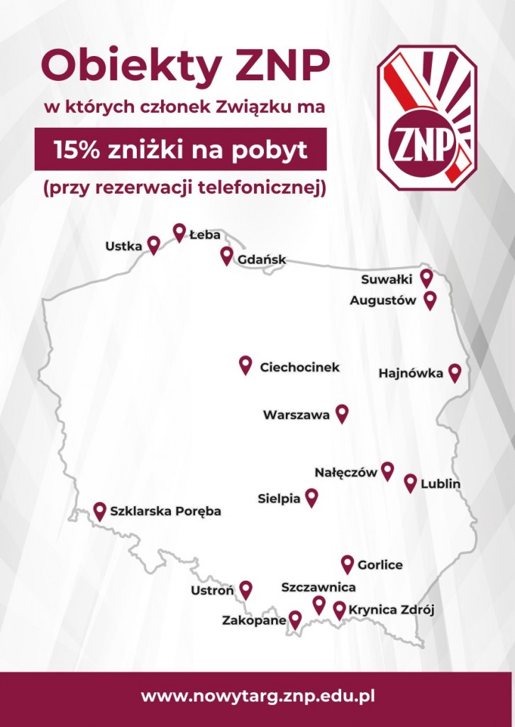 Mapa ośrodków ZNP